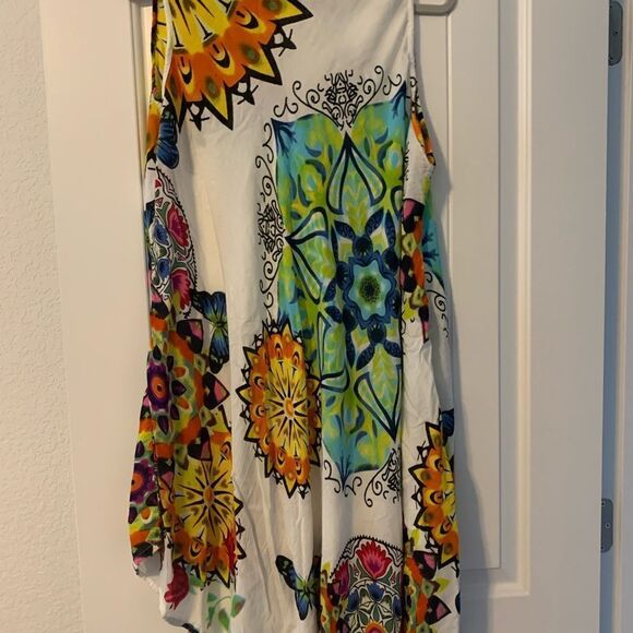 Seven Islands Beach Cover Dress O/S Button Front - Picture 3 of 4